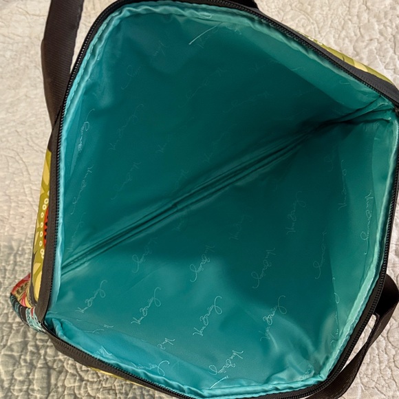 Vera Bradley Multicolor Floral Padded Laptop Bag, Zipped Closure, EUC - Picture 7 of 8